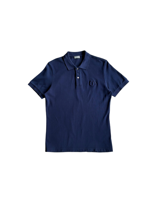 Dior Icon Logo Navy Polo Shirt