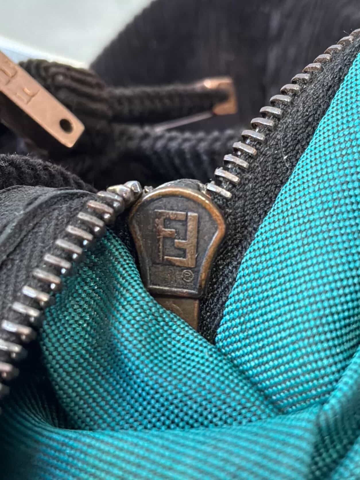 2000’s Fendi Curdoroy Copper Mamma Baguette Bag