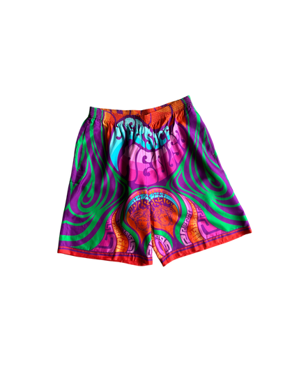 Versace Medusa Music Silk Shorts