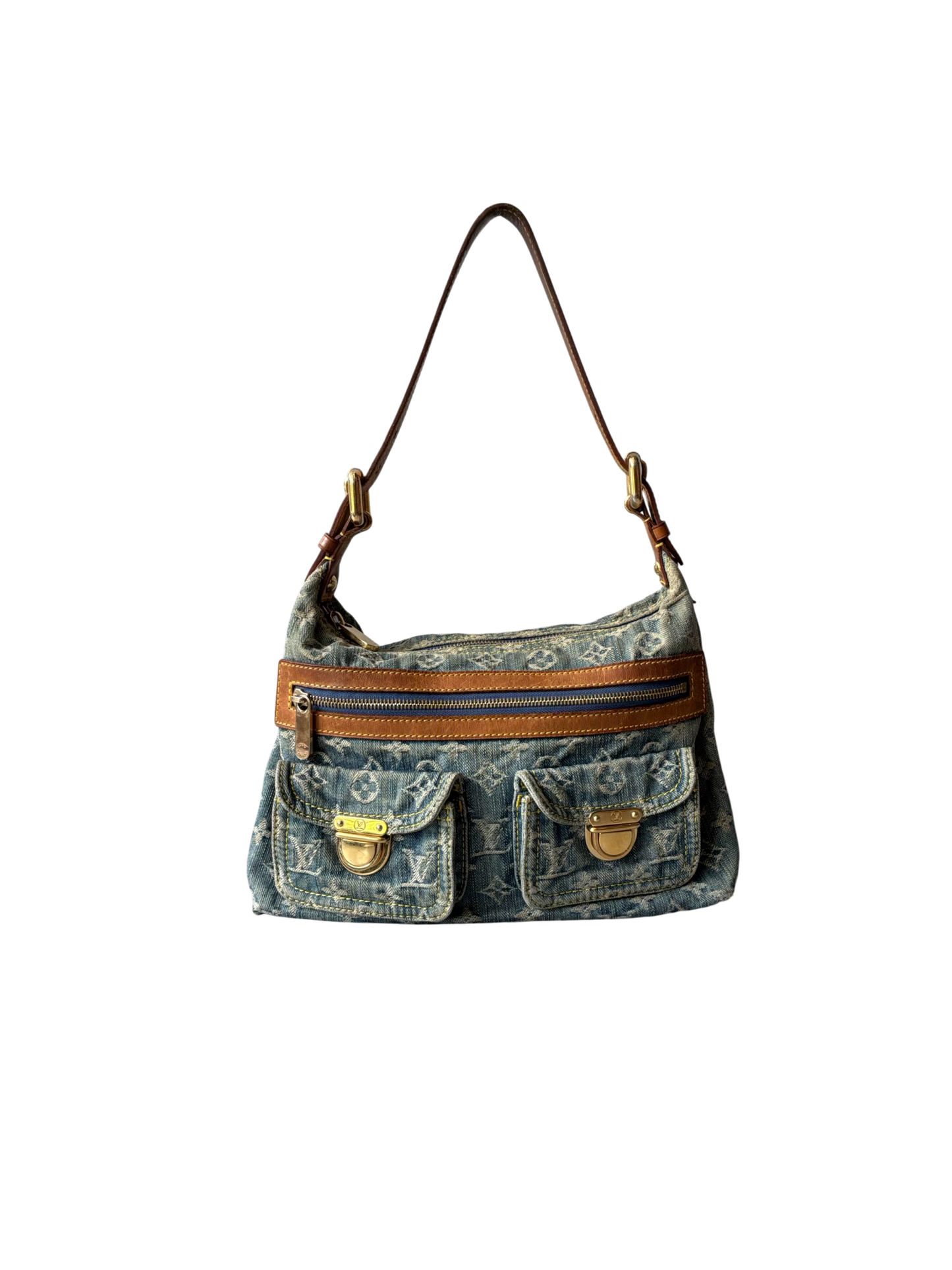 Louis Vuitton Denim Monogram PM Shoulder Bag