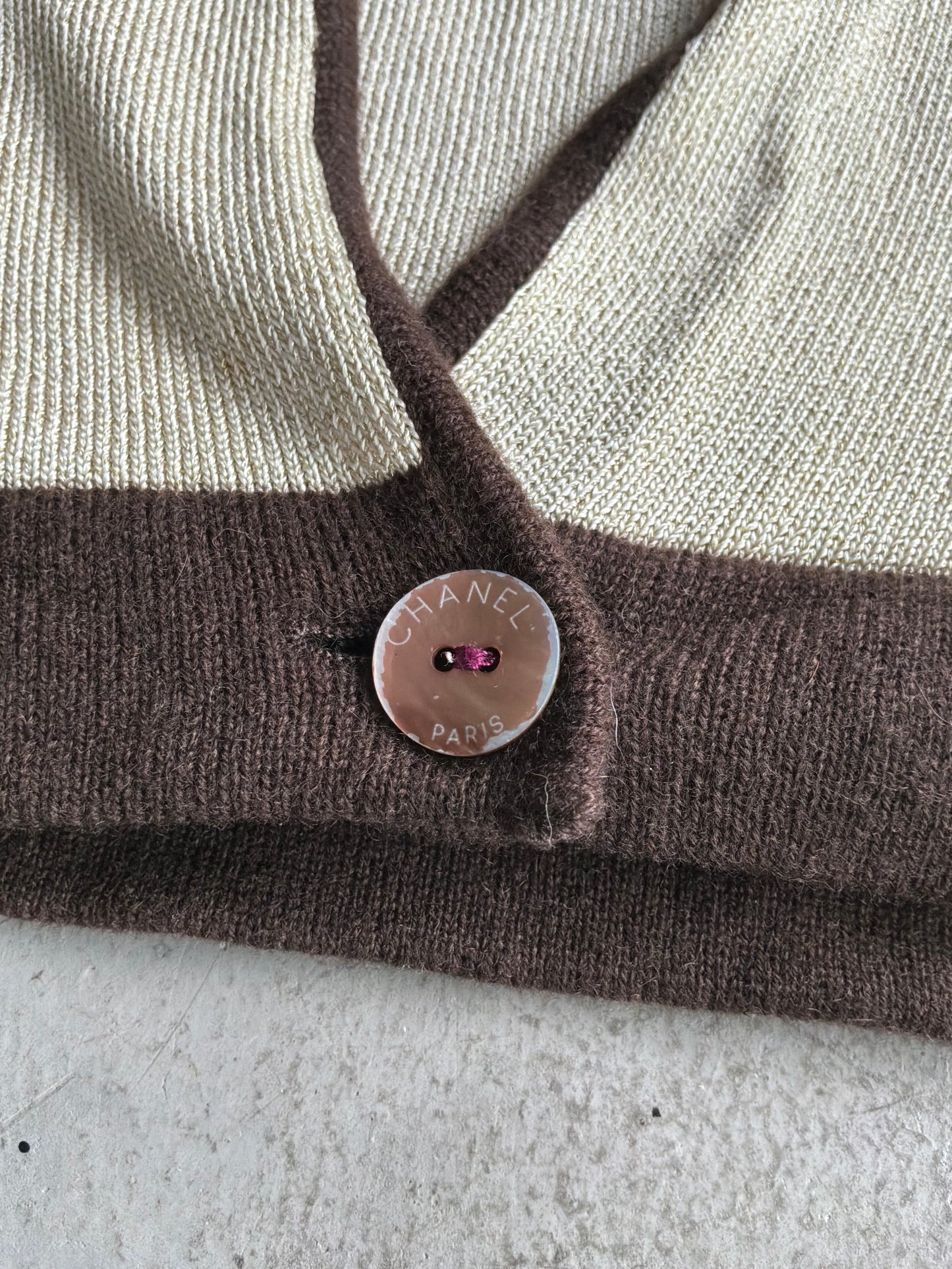Chanel 2 in 1 Tank and Cardigan Set