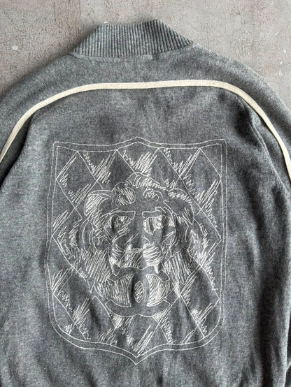 Chanel Embroidered CC Cashmere Bomber Jacket