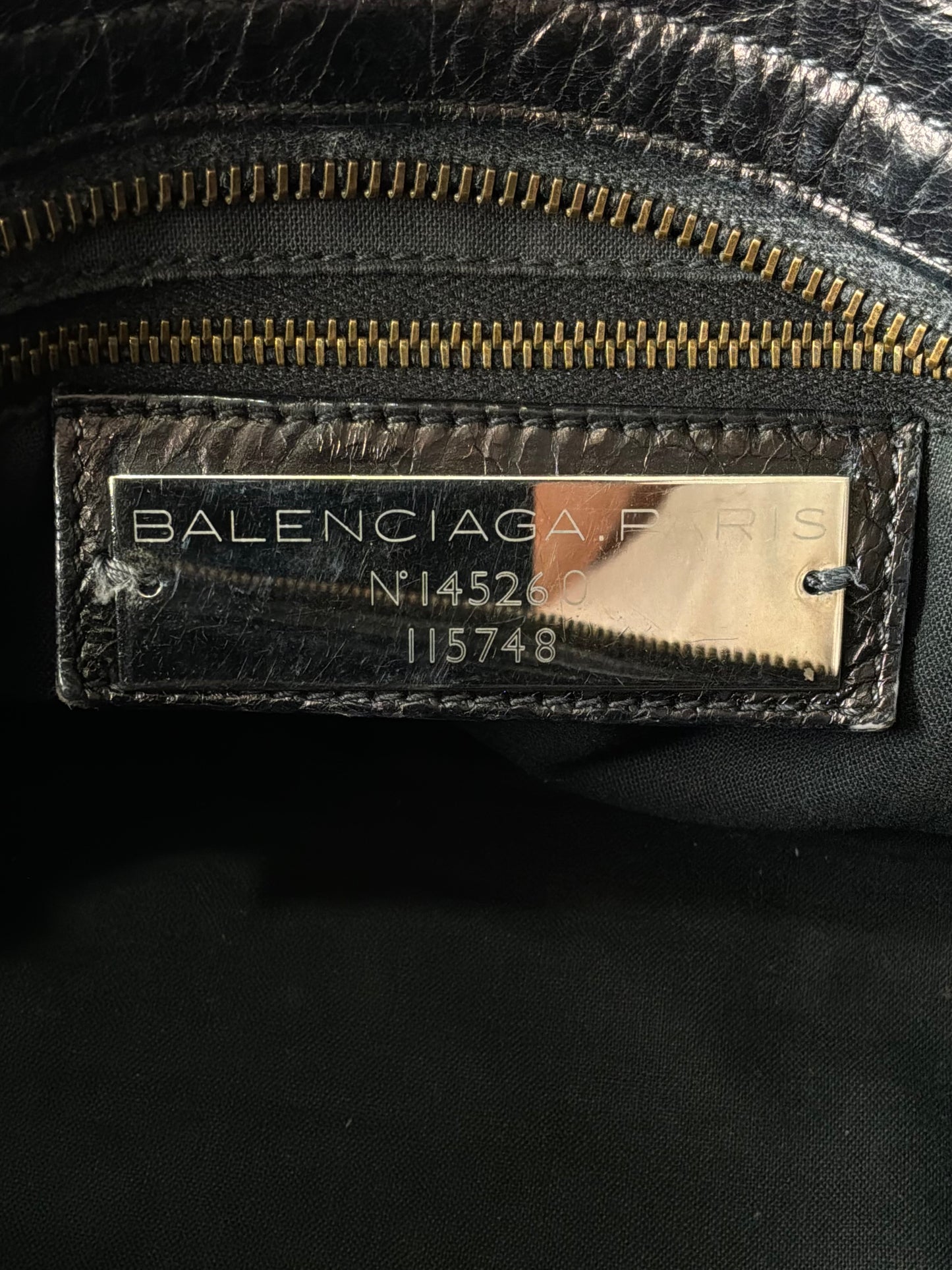 Balenciaga Classic City ‘Ink’ Lambskin Bag