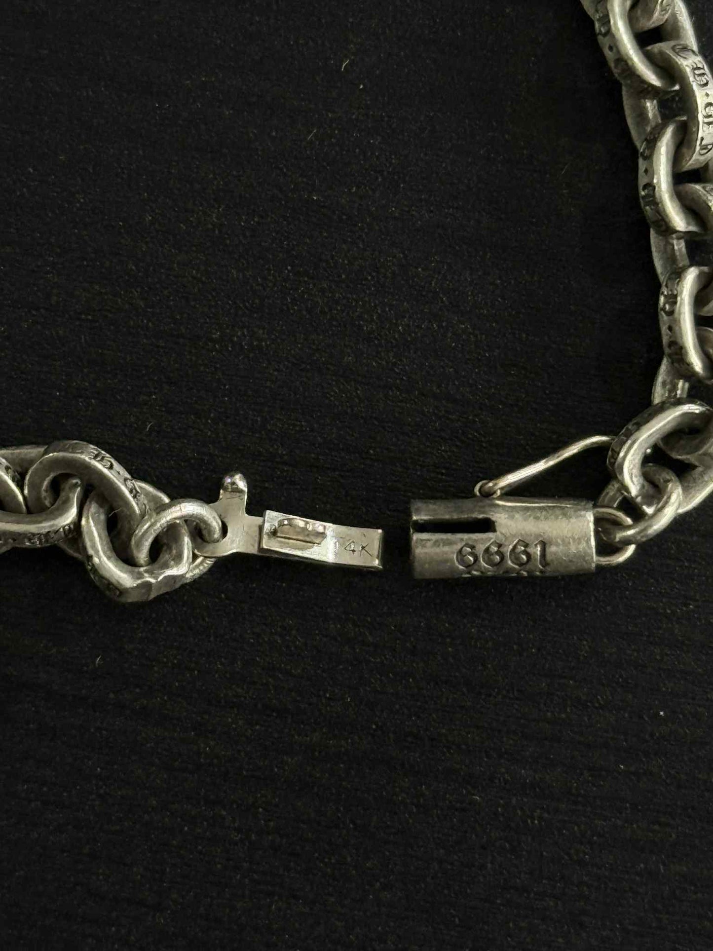 Chrome Hearts 18” Paper Chain Necklace