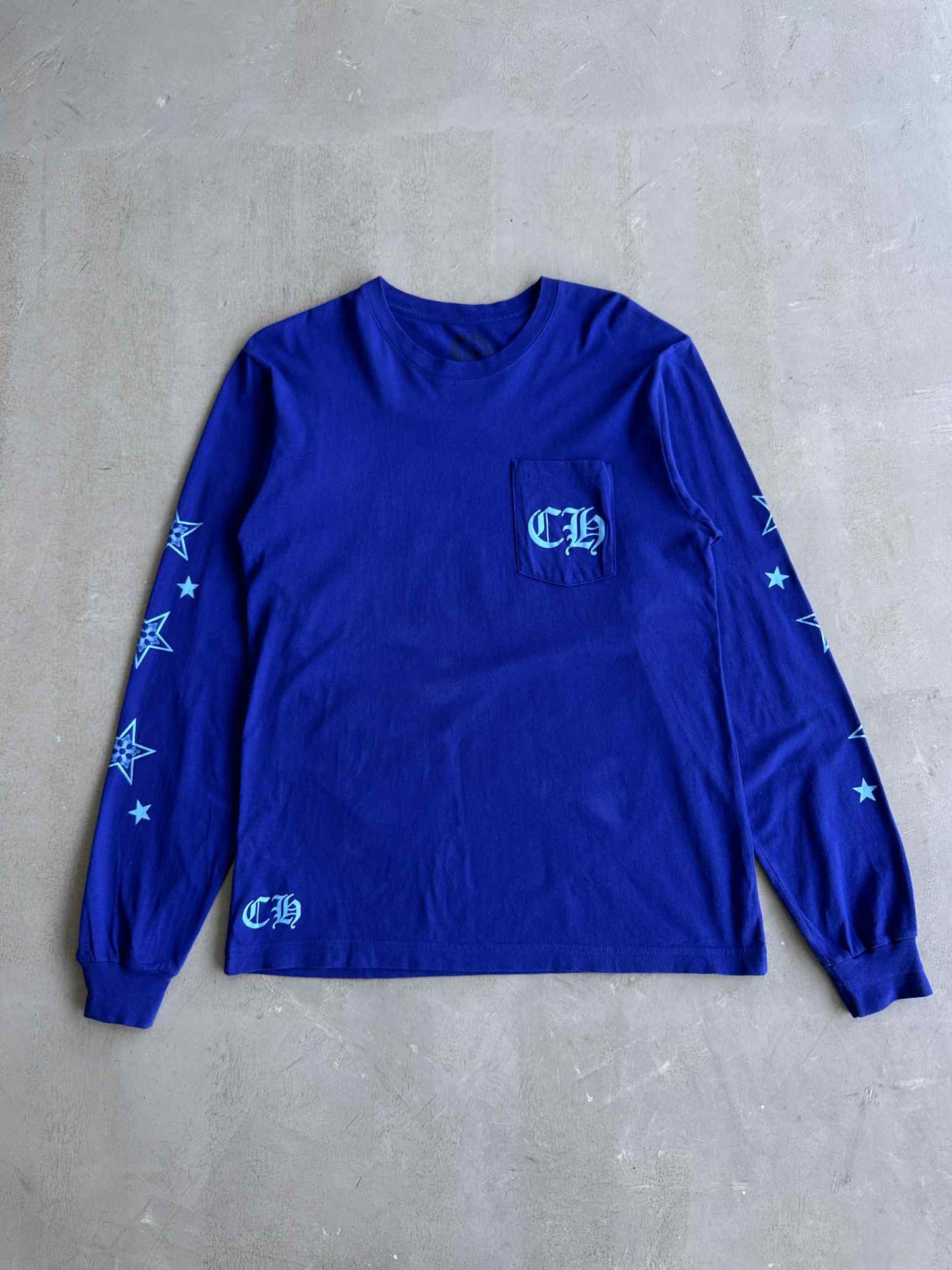 Chrome Hearts Star Longsleeve in Blue