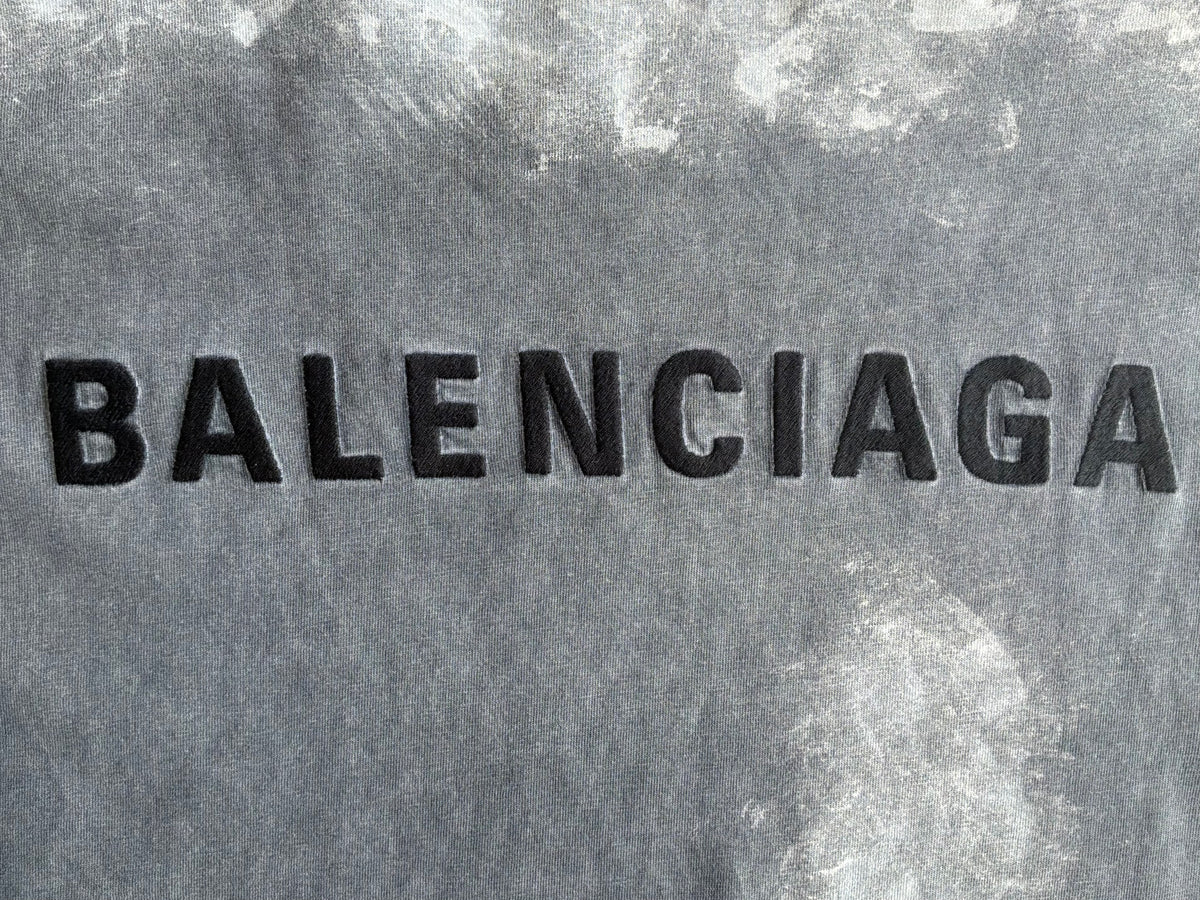 Balenciaga Spellout Tye Die Shirt
