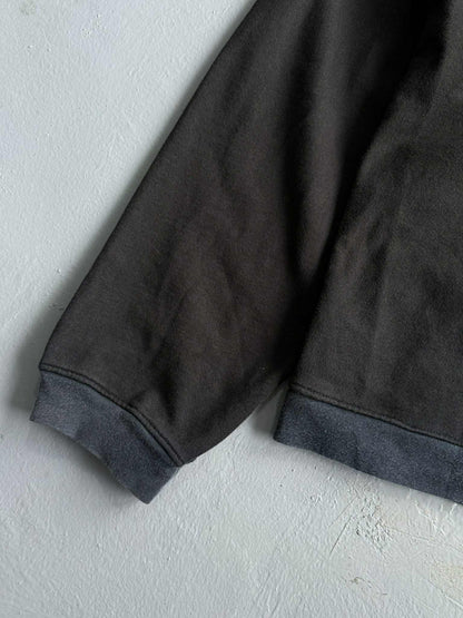 Rare Vintage Chrome Hearts Leather Patch Zip Hoodie