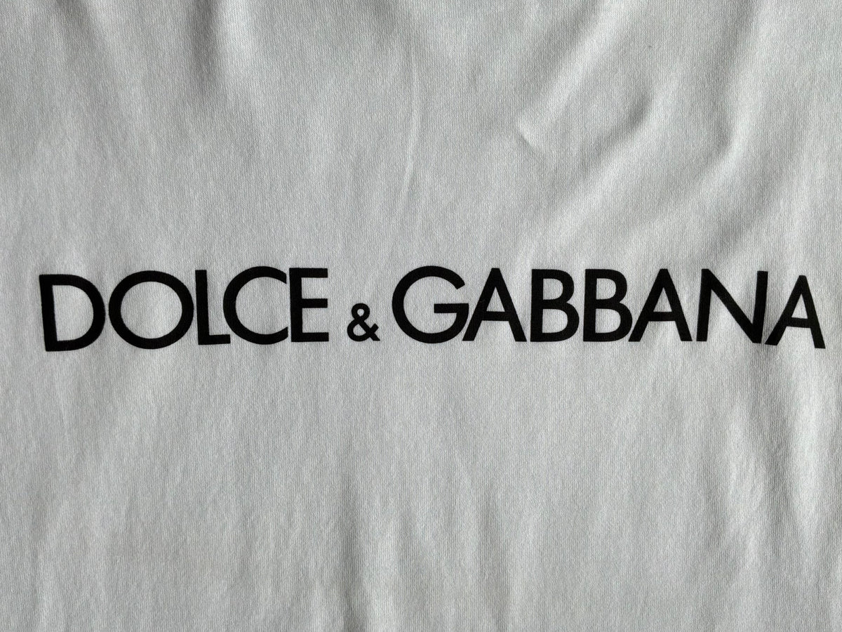 Dolce and Gabbana Spellout White Tee