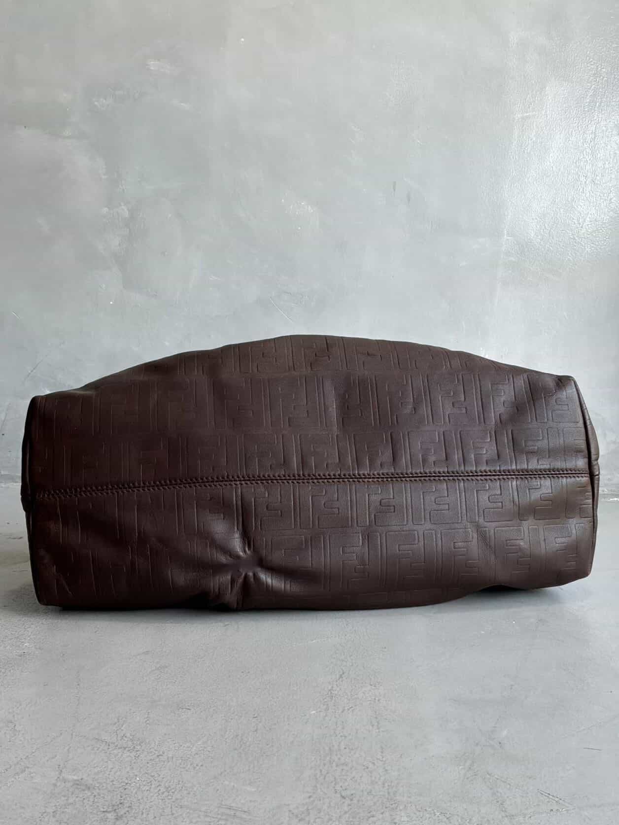 Fendi Leather Monogram Chef Bag