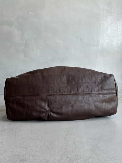 Fendi Leather Monogram Chef Bag