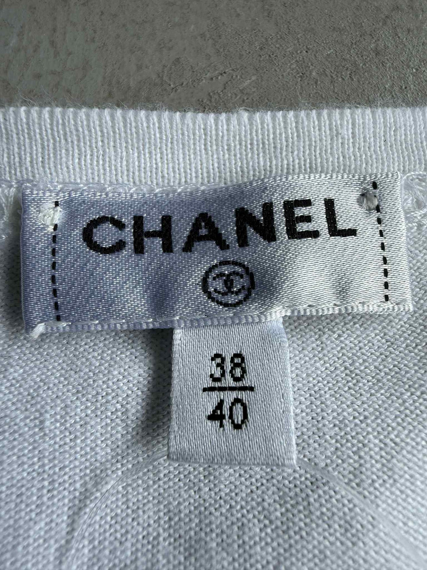 Chanel Women’s Embroidered Pocket Top Tee