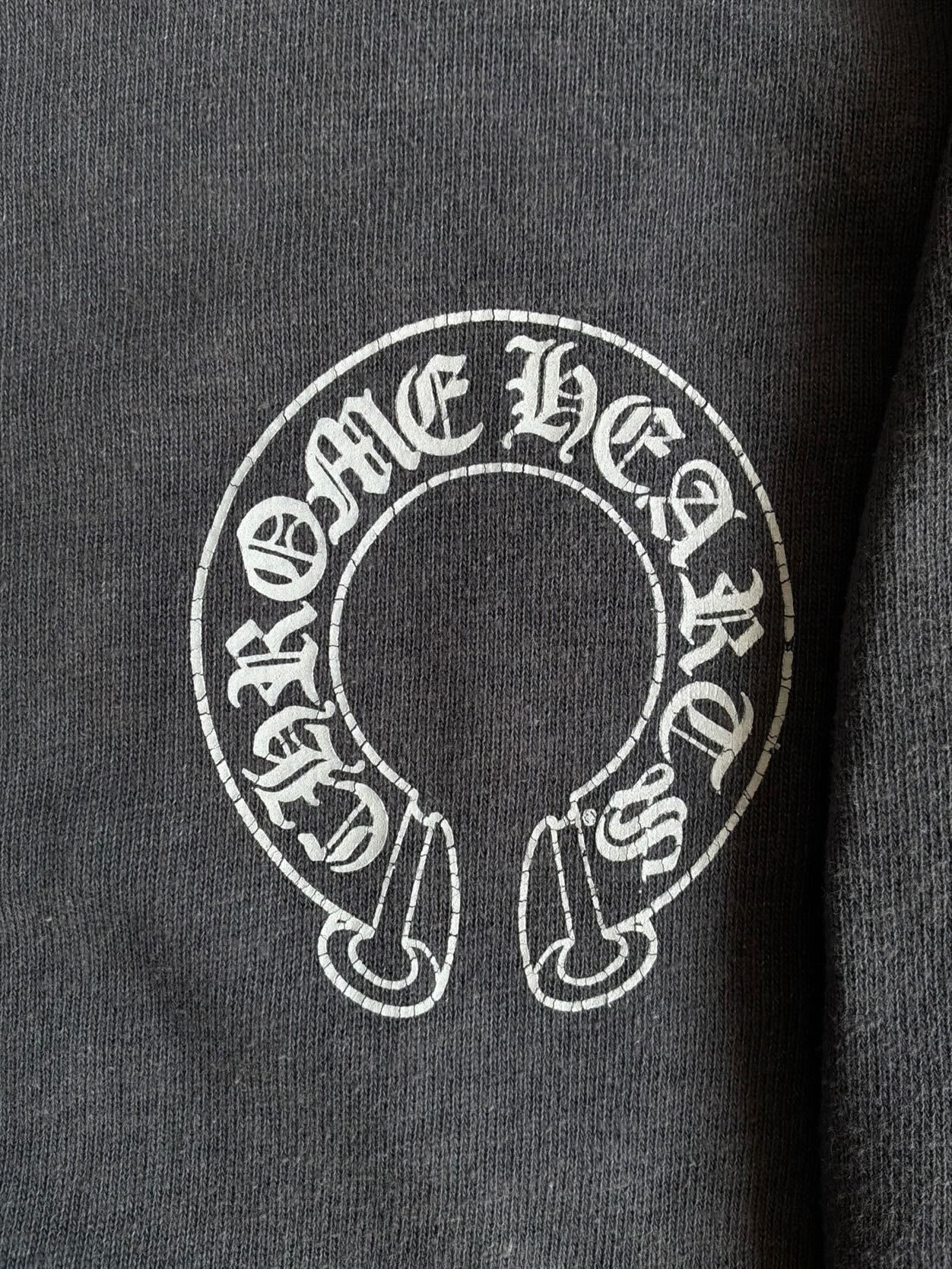 2000s Chrome Hearts T Bar Zip Hoodie