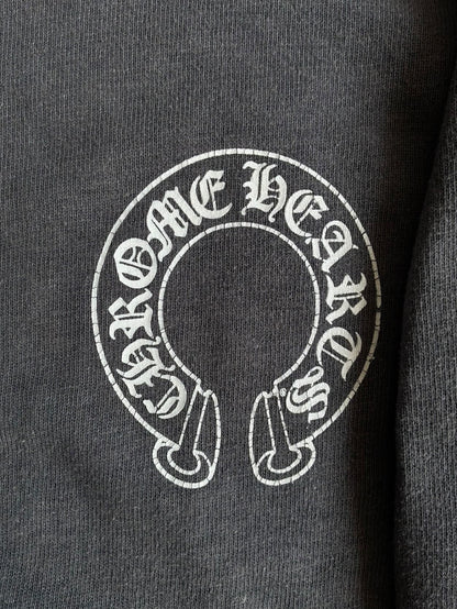 2000s Chrome Hearts T Bar Zip Hoodie