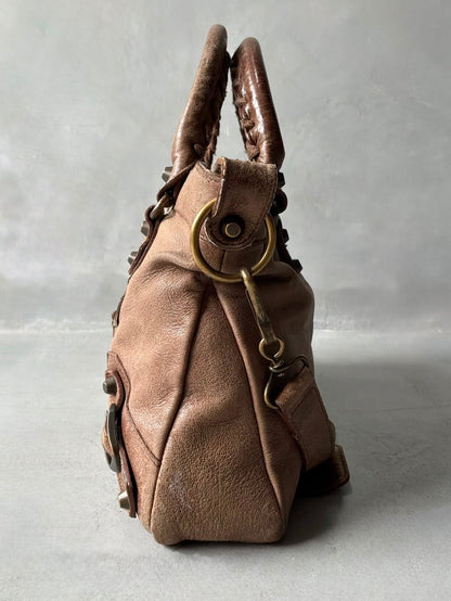 Balenciaga Le First Lambskin Brown Bag