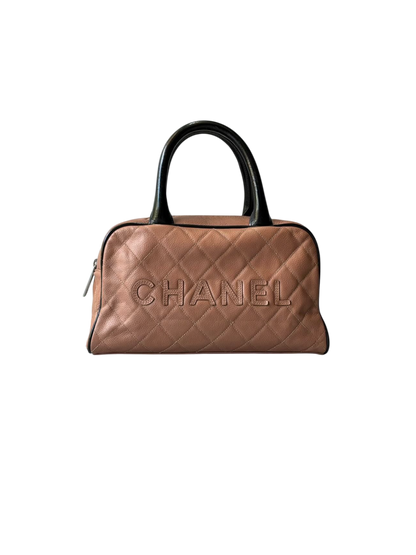 Chanel Quilted Mini Bowler Bag