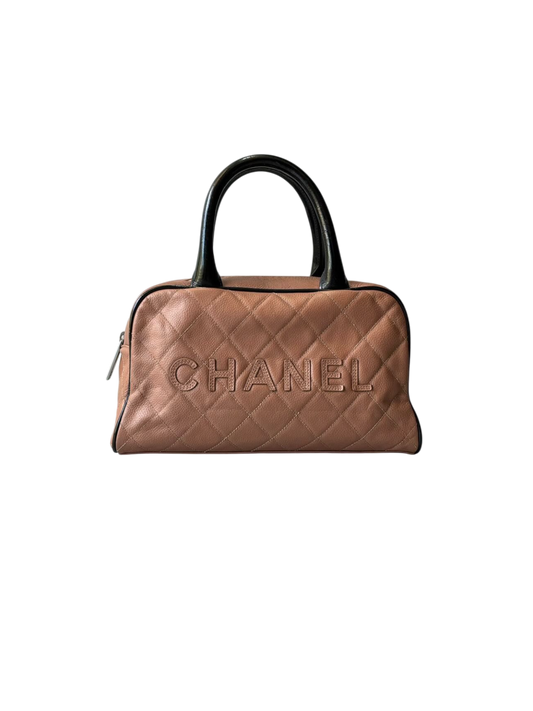 Chanel Quilted Mini Bowler Bag