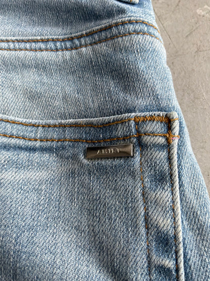 Amiri Light Washed Open Ankle Denim Pants