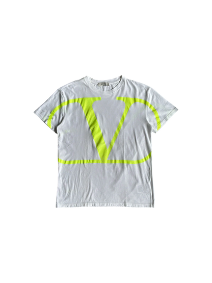 Valentino Neon Logo White Tee