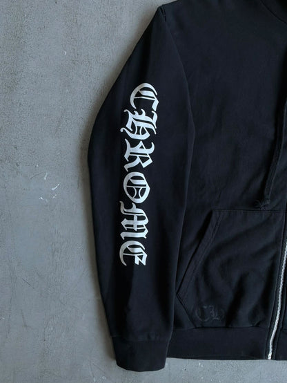 Chrome Hearts Sleeve Script Zip Hoodie