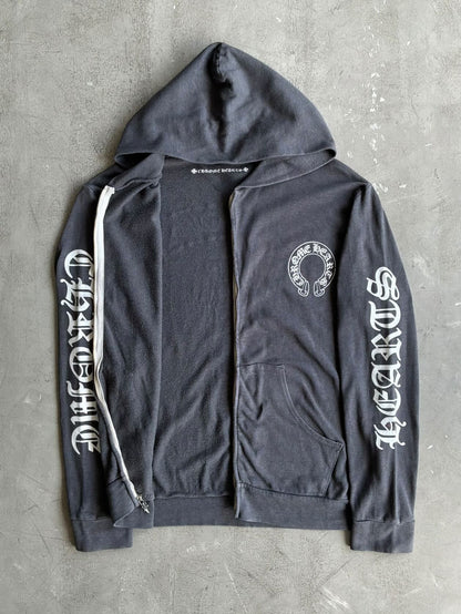 2000s Chrome Hearts T Bar Zip Hoodie