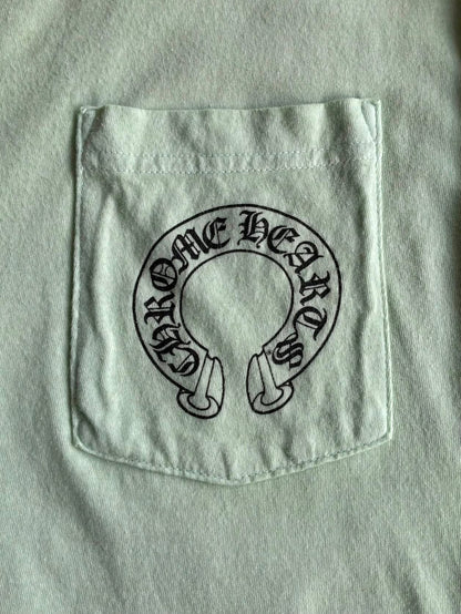 Chrome Hearts GITD Horseshoe Floral Longsleeves