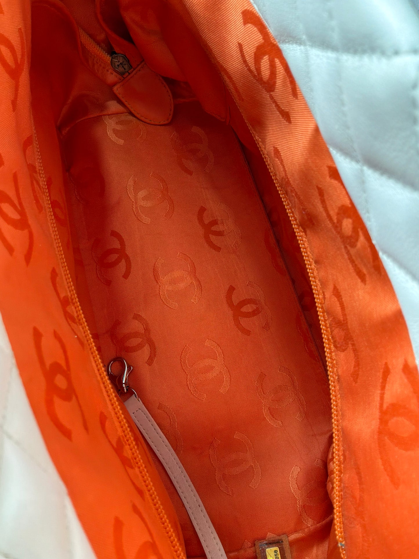 Chanel Cambon Ligne Phyton CC Tote Bag