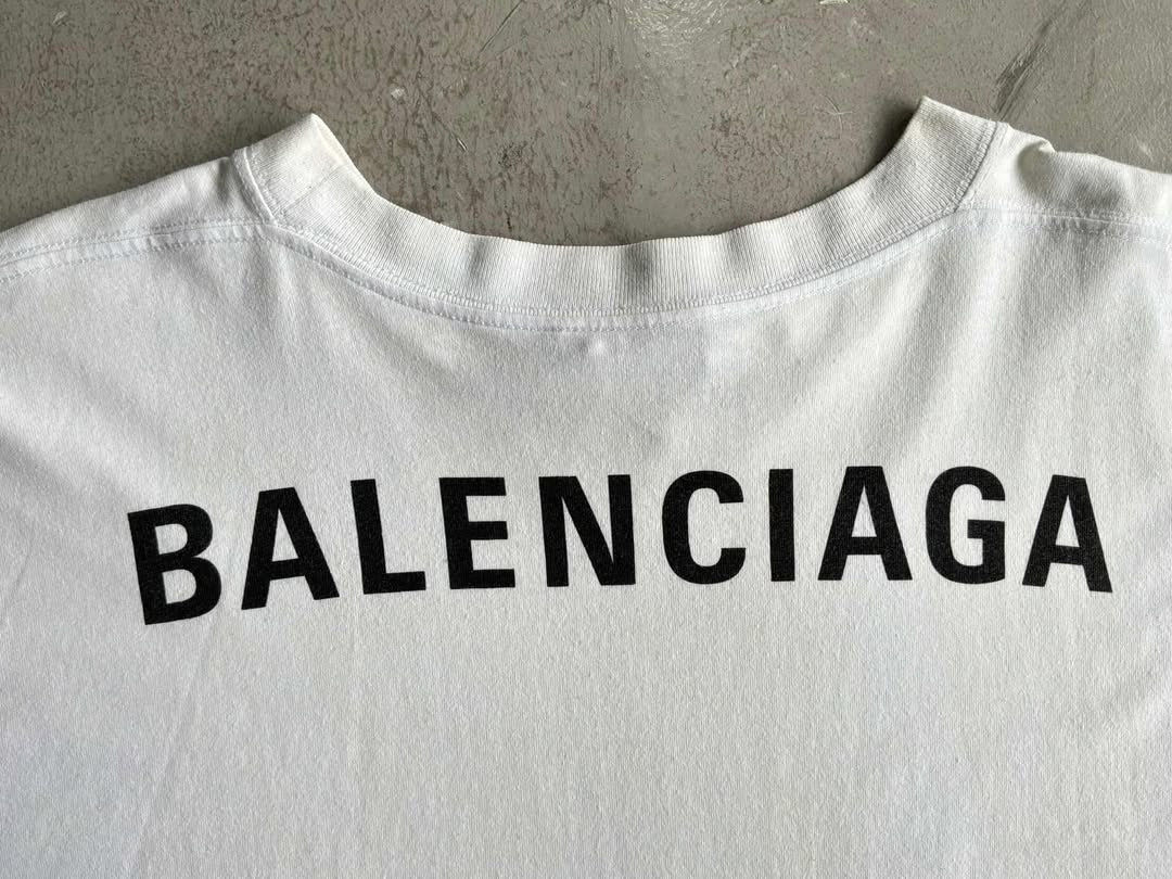 Balenciaga Back Script Tee