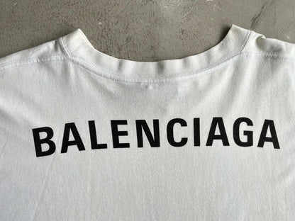 Balenciaga Back Script Tee