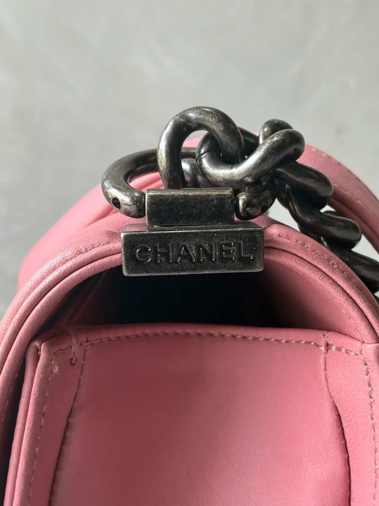 Chanel Light Pink Boy Bag