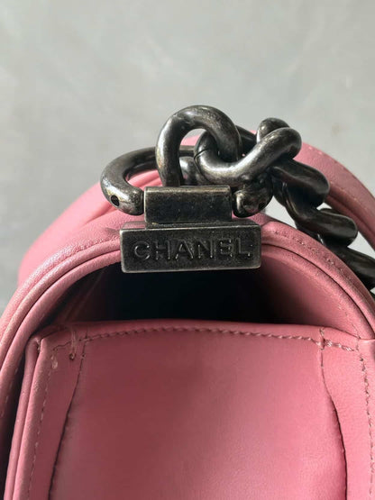 Chanel Light Pink Boy Bag