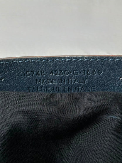 Balenciaga City Blue Lambskin Bag