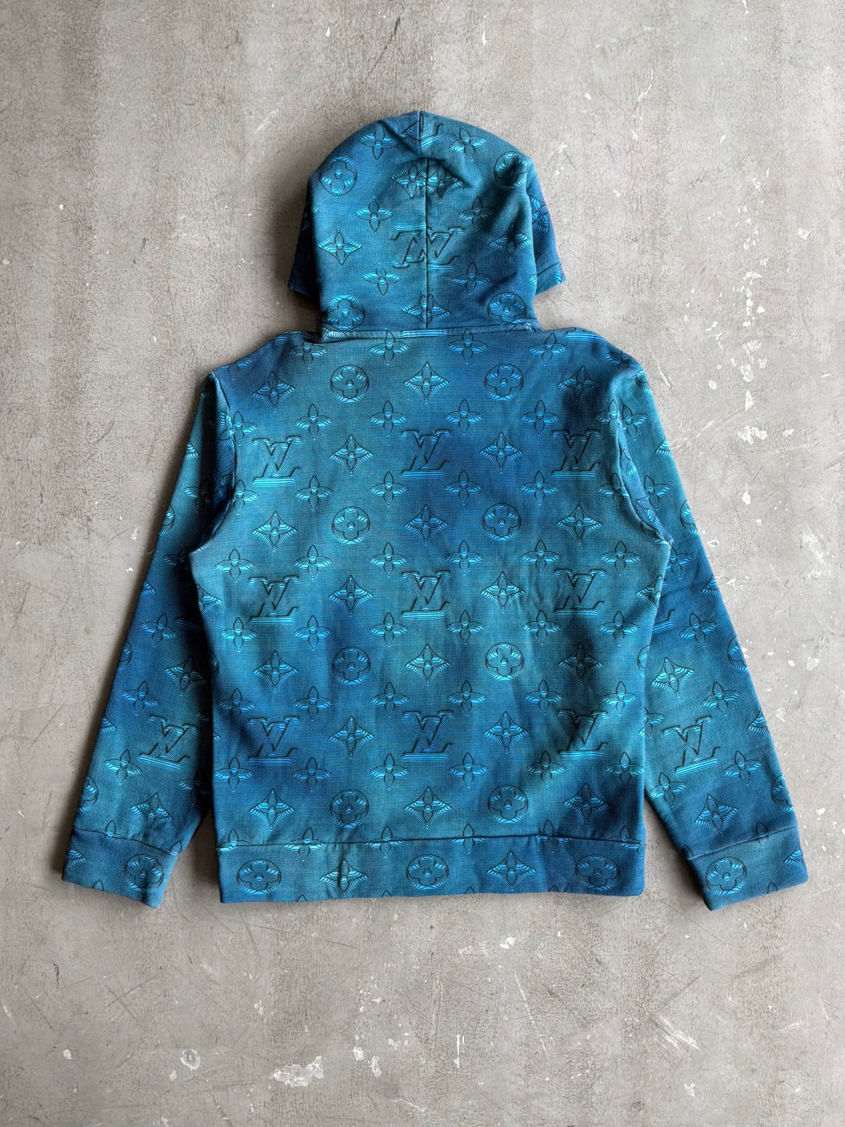 Louis Vuitton 2054 Blue Monogram Hoodie
