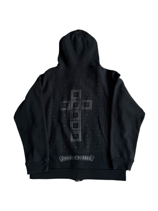 Chrome Hearts ‘Cross Graveyard’ Zip Hoodie