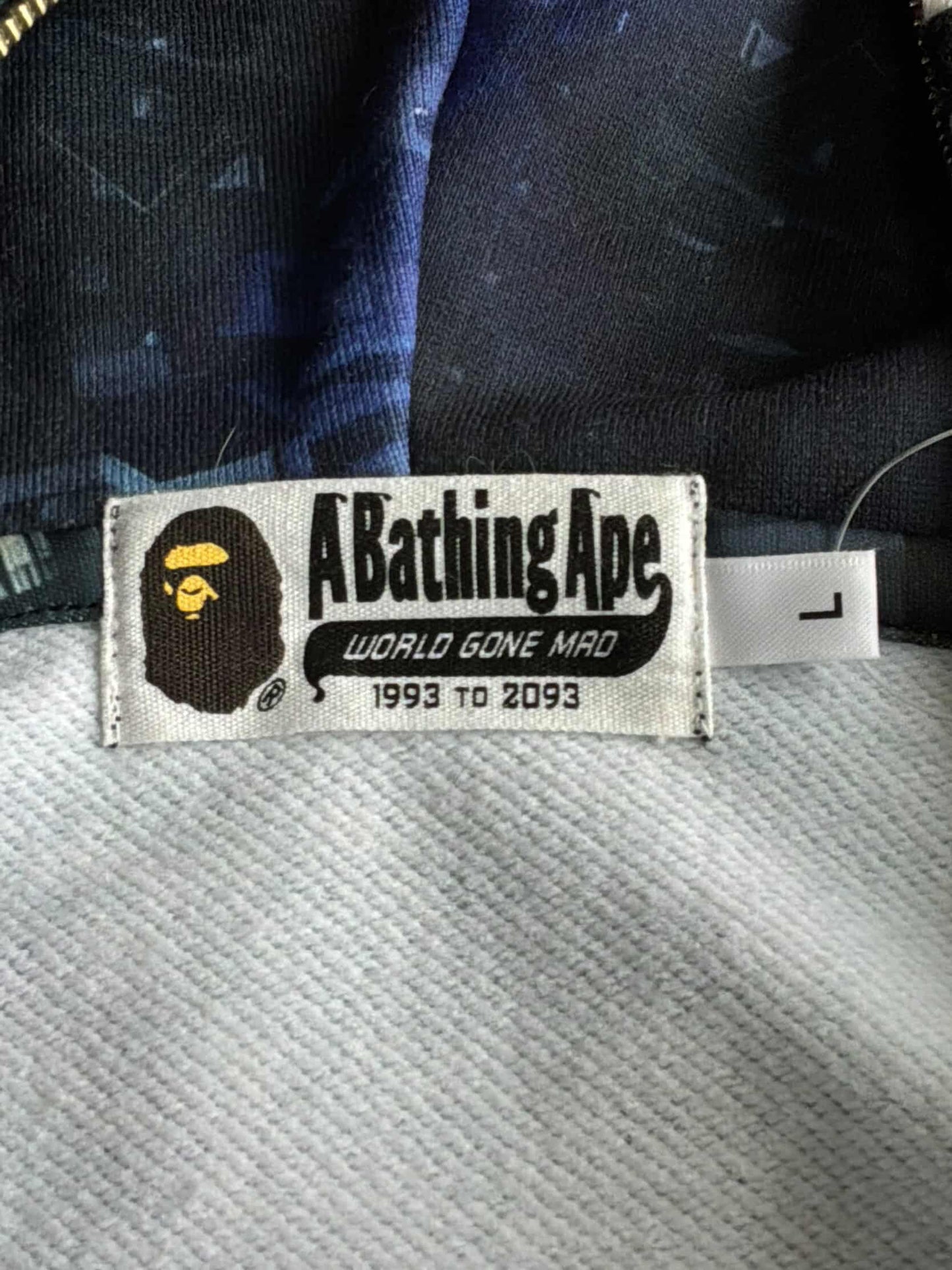 Bape Neon Tokyo Shark Full Zip Hoodie