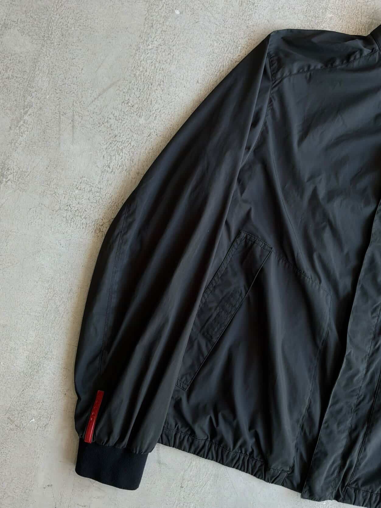 Prada Nylon Padded Bomber Jacket