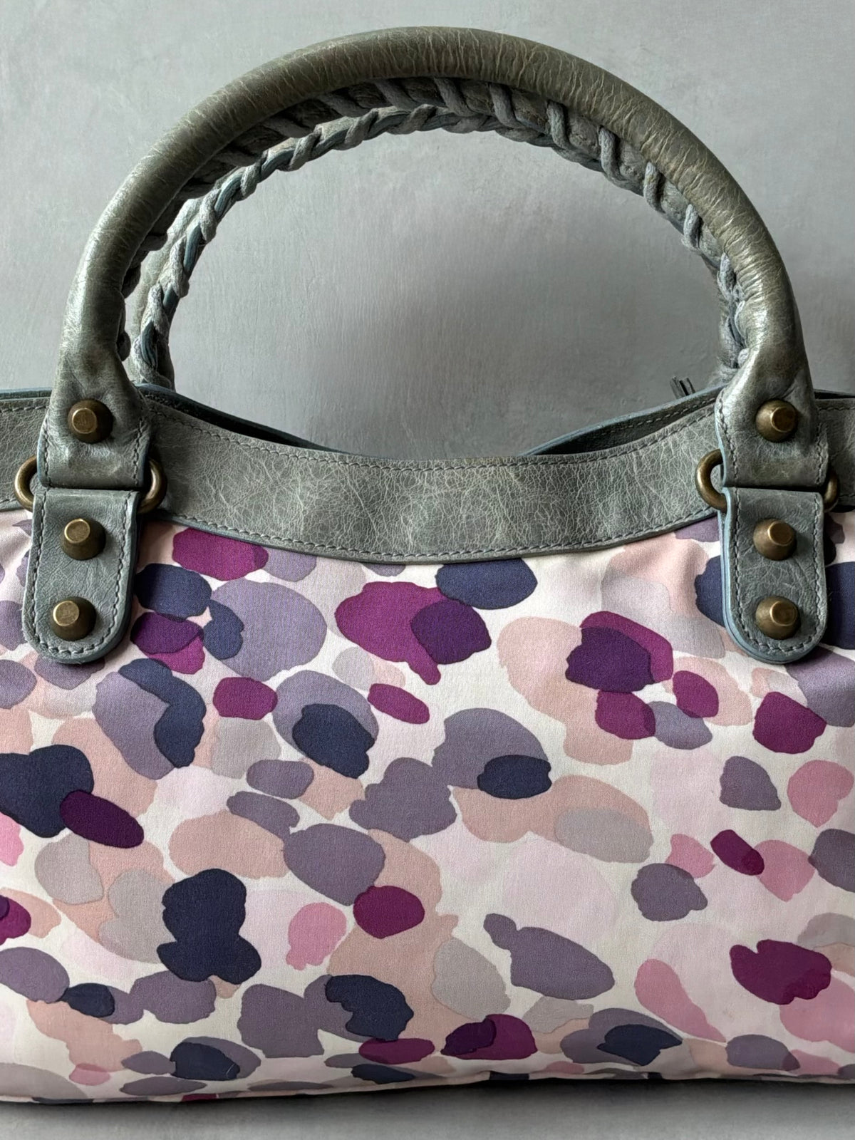 Balenciaga Le First Watercolor Nylon Lambskin Bag