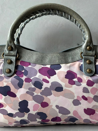 Balenciaga Le First Watercolor Nylon Lambskin Bag