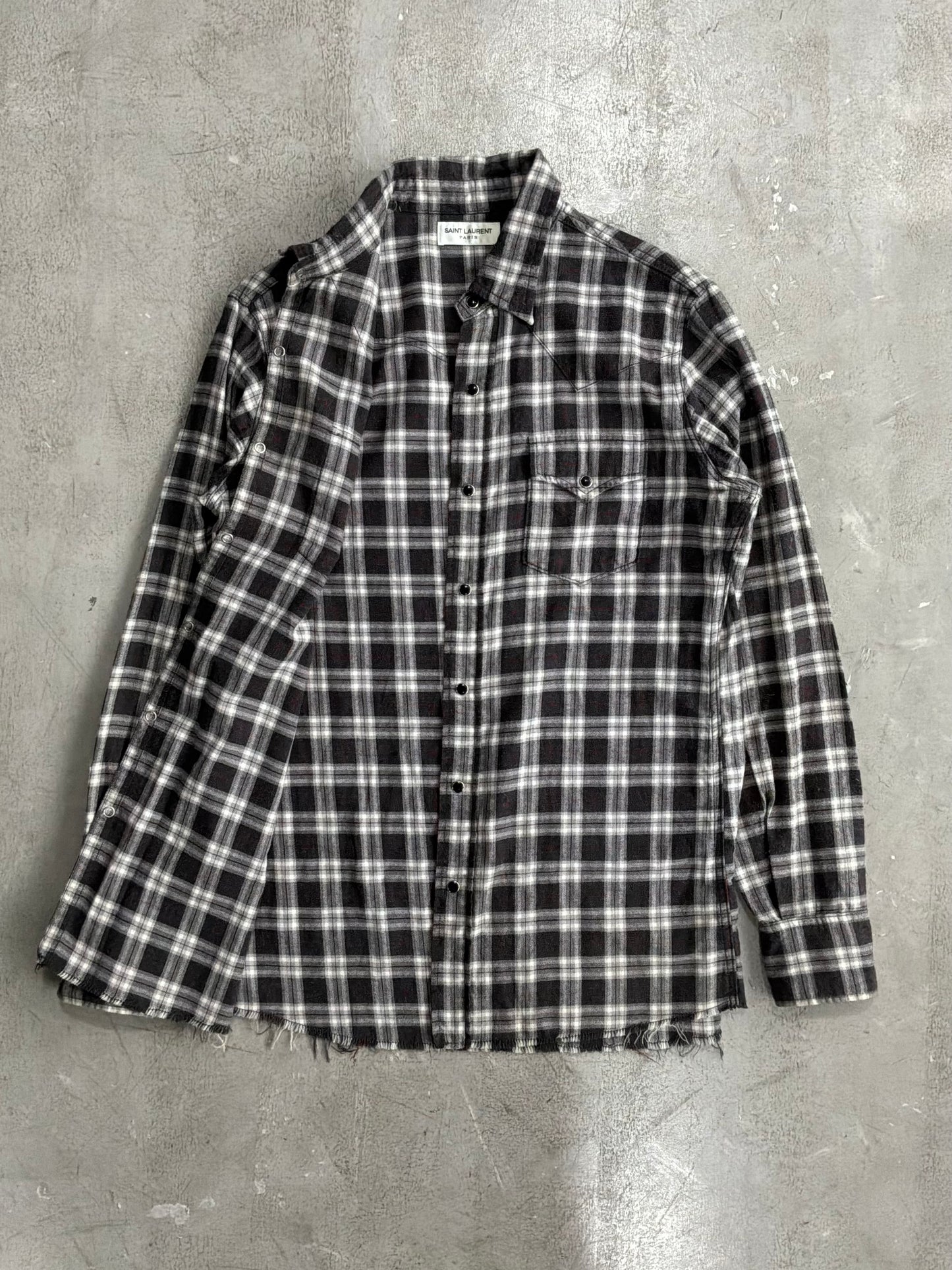 Saint Laurent Paris Flannel