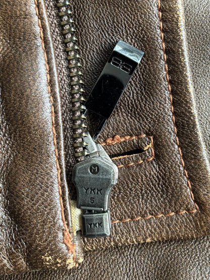 Balenciaga Vintage Brown Leather Jacket