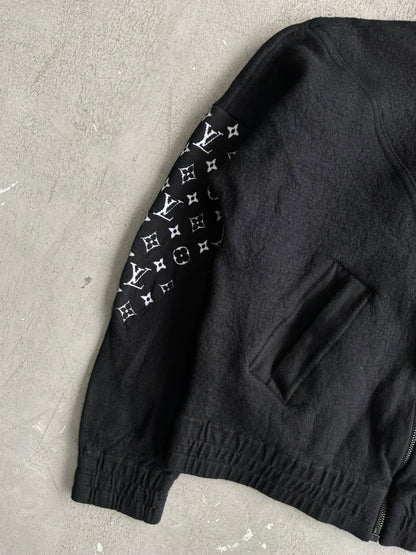 Womens Louis Vuitton Sleeve Monogram Knit Jacket