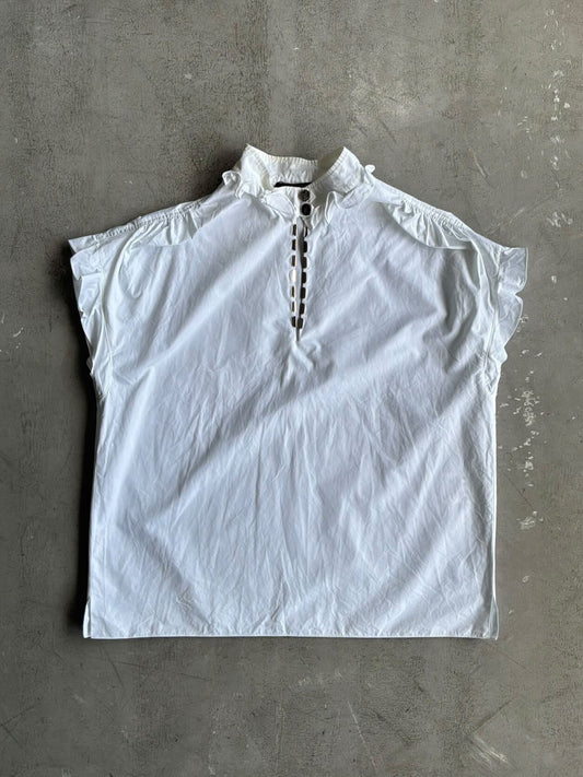 Louis Vuitton Cotton Frill Blouse