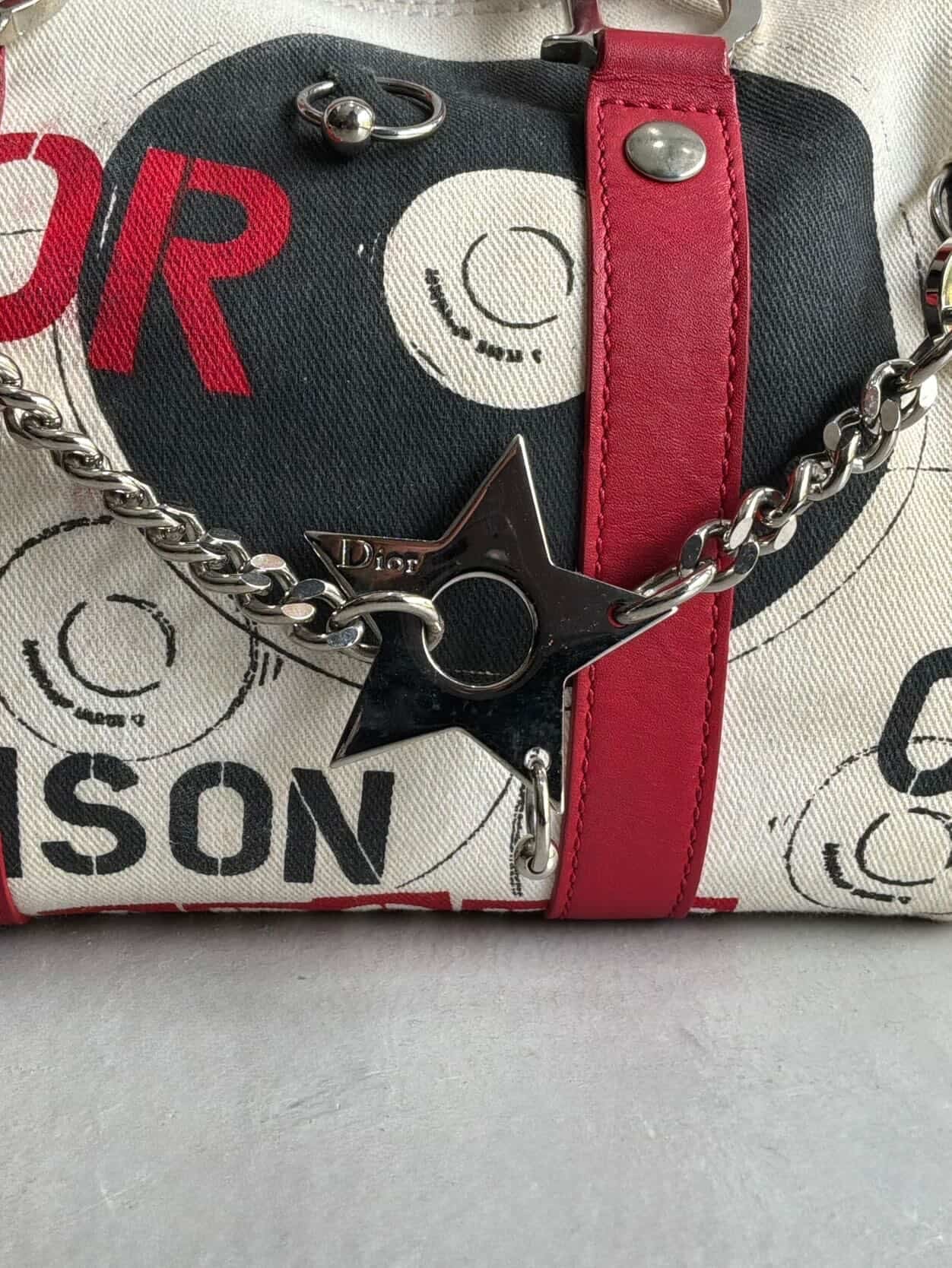 2004 Dior Hardcore Mini Boston Bag