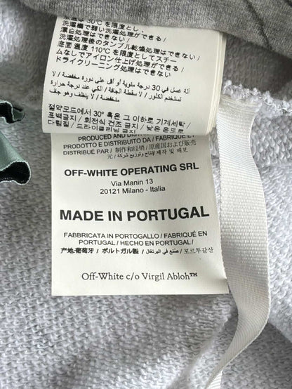 Off White Caravaggio Marble Print Hoodie