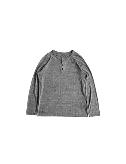 Chrome Hearts Hollywood Tonal Cross Henley Longsleeves