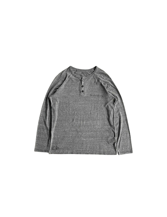 Chrome Hearts Hollywood Tonal Cross Henley Longsleeves