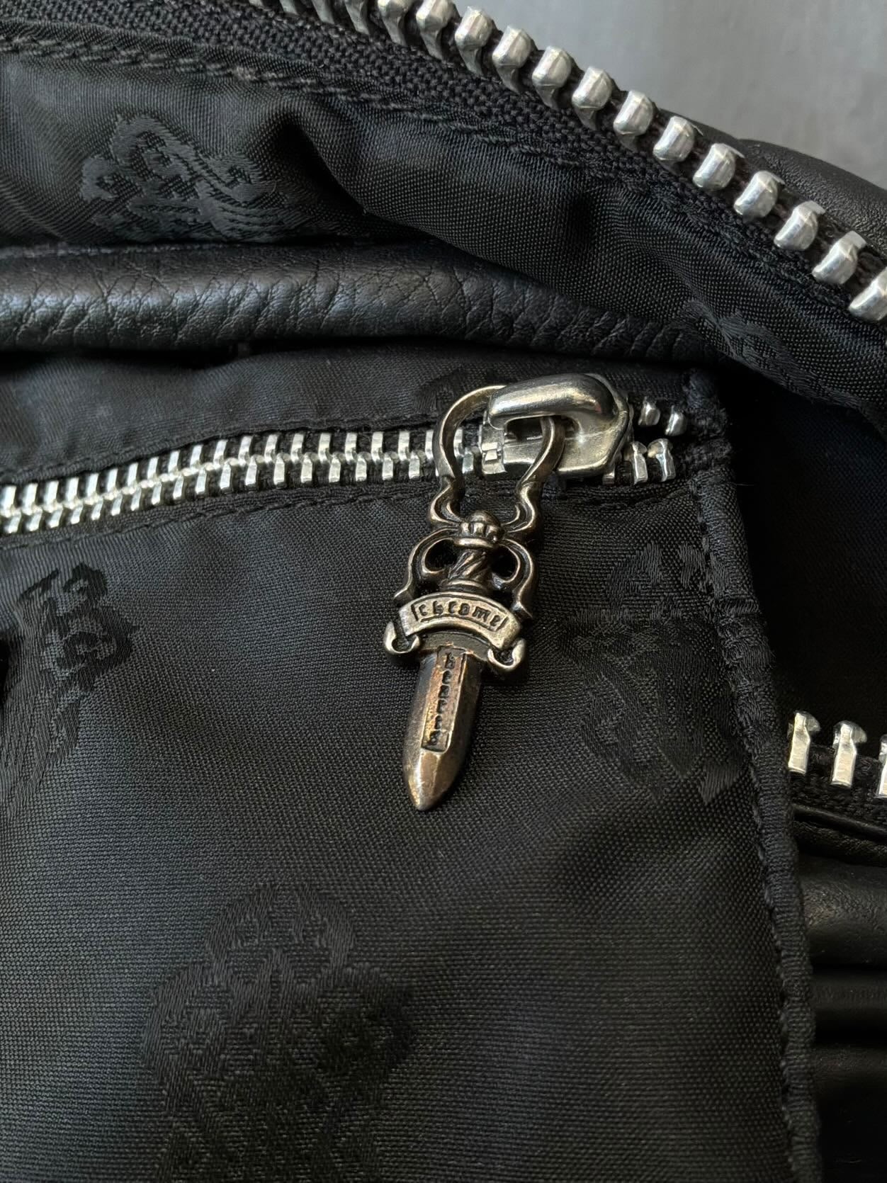 90’s Chrome Hearts Cross Embellished Bowler Bag