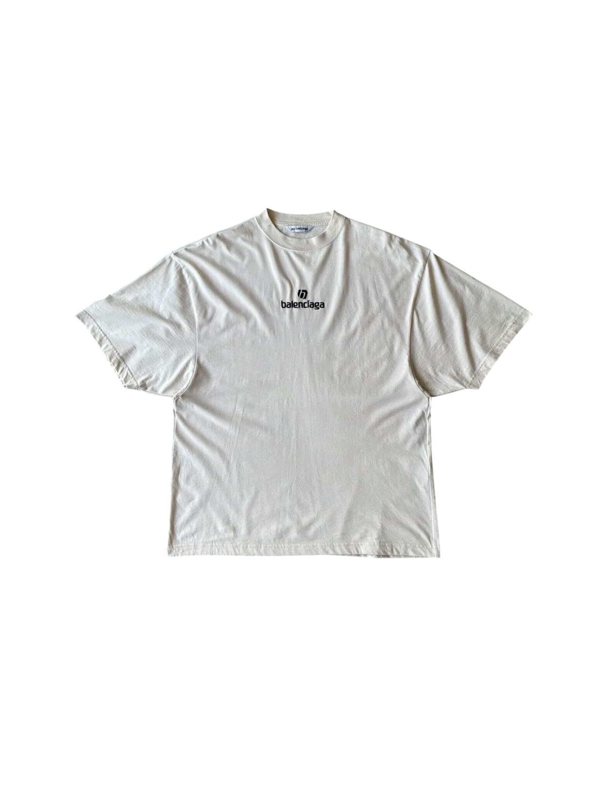Balenciaga Embroidered Script Tee