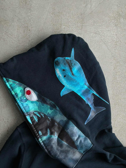 Bape x Jaws Shark Full zip Hoodie
