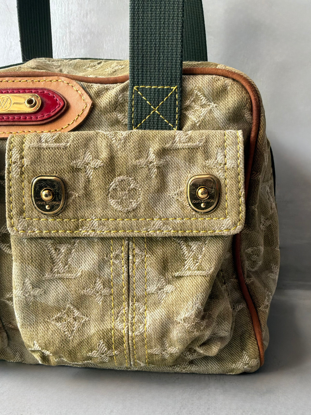 Louis Vuitton x Murakami Monogramouflage Denim Jasmin Bag