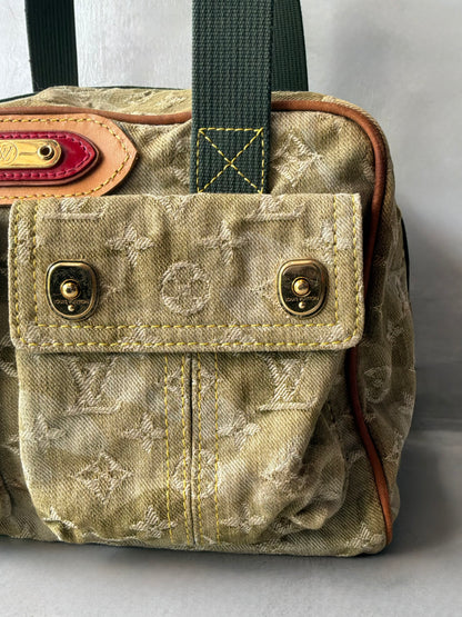 Louis Vuitton x Murakami Monogramouflage Denim Jasmin Bag